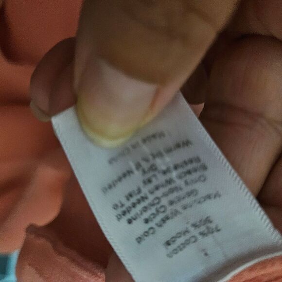 Talbots Peach Long Cardigan Ribbed - Picture 6 of 6